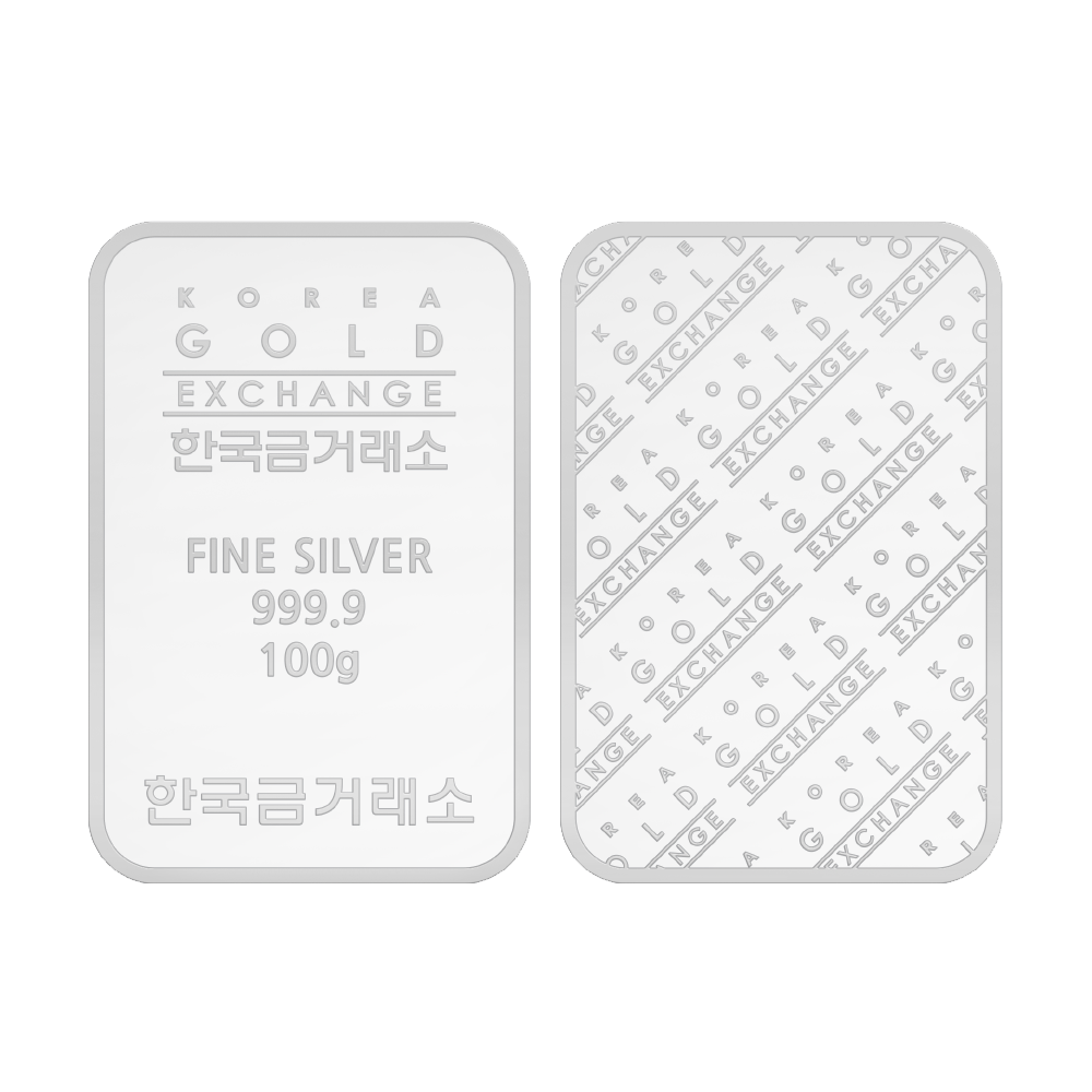 한국금거래소 실버바 100g